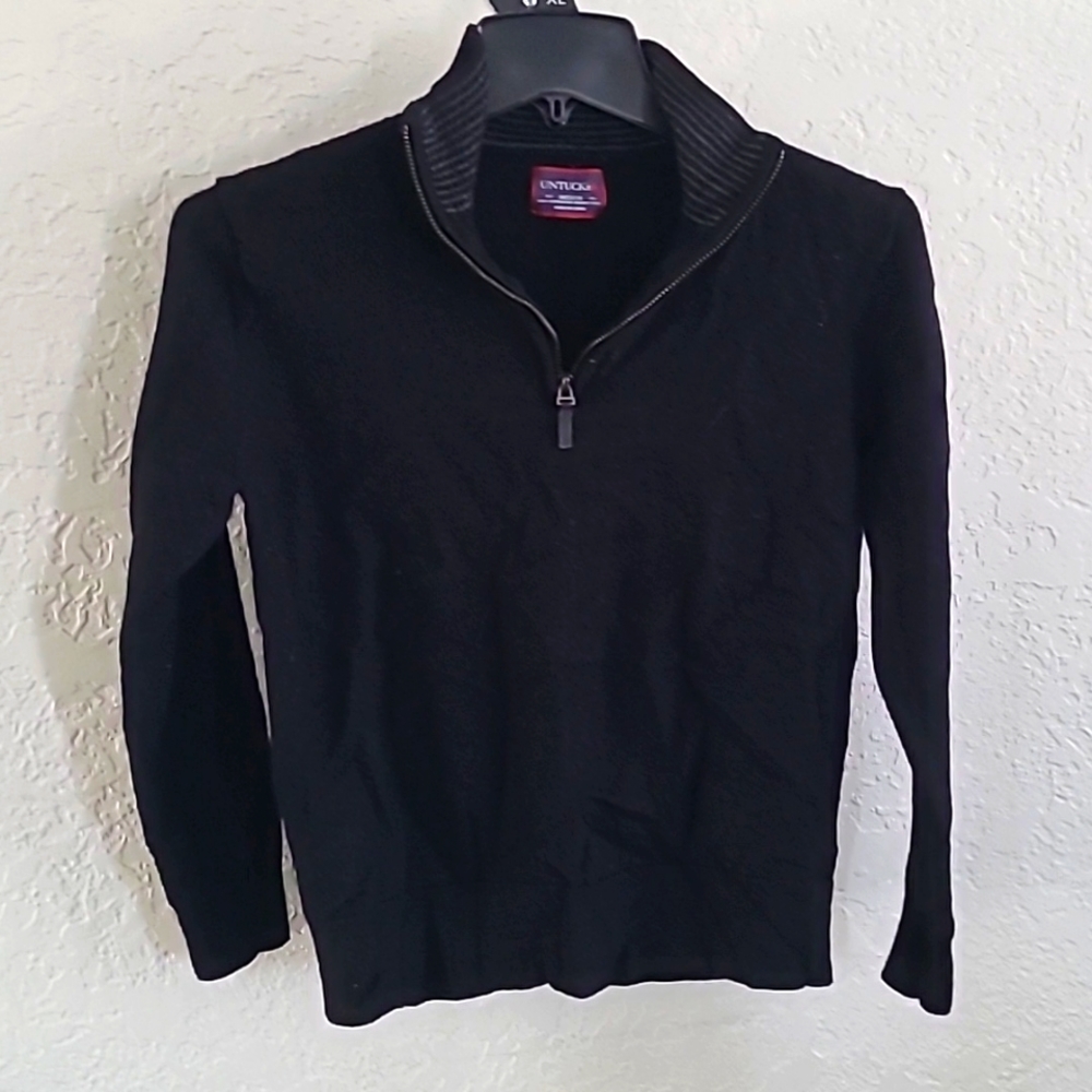 UNTUKit Black Wool Sweater